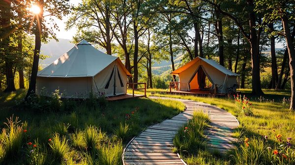 Séjournez en plein air : l'art du glamping en auvergne